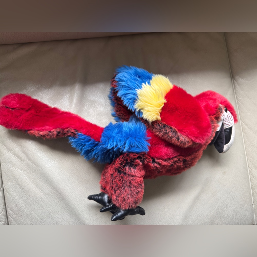 Folkmanis Scarlet Macaw Hand Puppet Bird Parrot